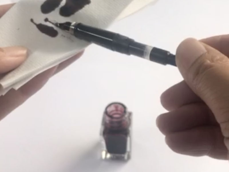 PARKERジョッター 万年筆、コンバーターにインクを入れる方法 