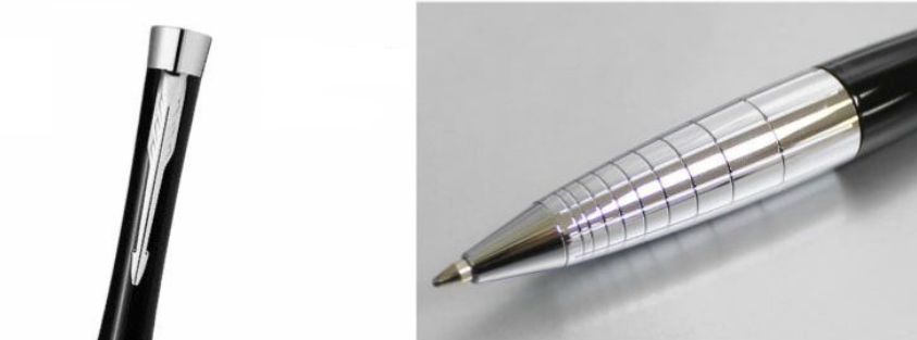 PARKERアーバンプレミアムボールペン、変形シズレパターンの美しさ