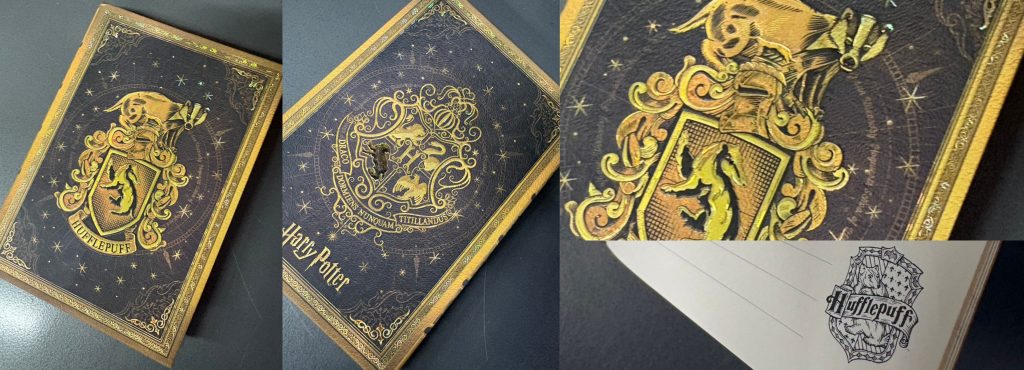 ペーパーブランクスのハリーポッターシリーズ。Paperblanks
ハッフルパフ