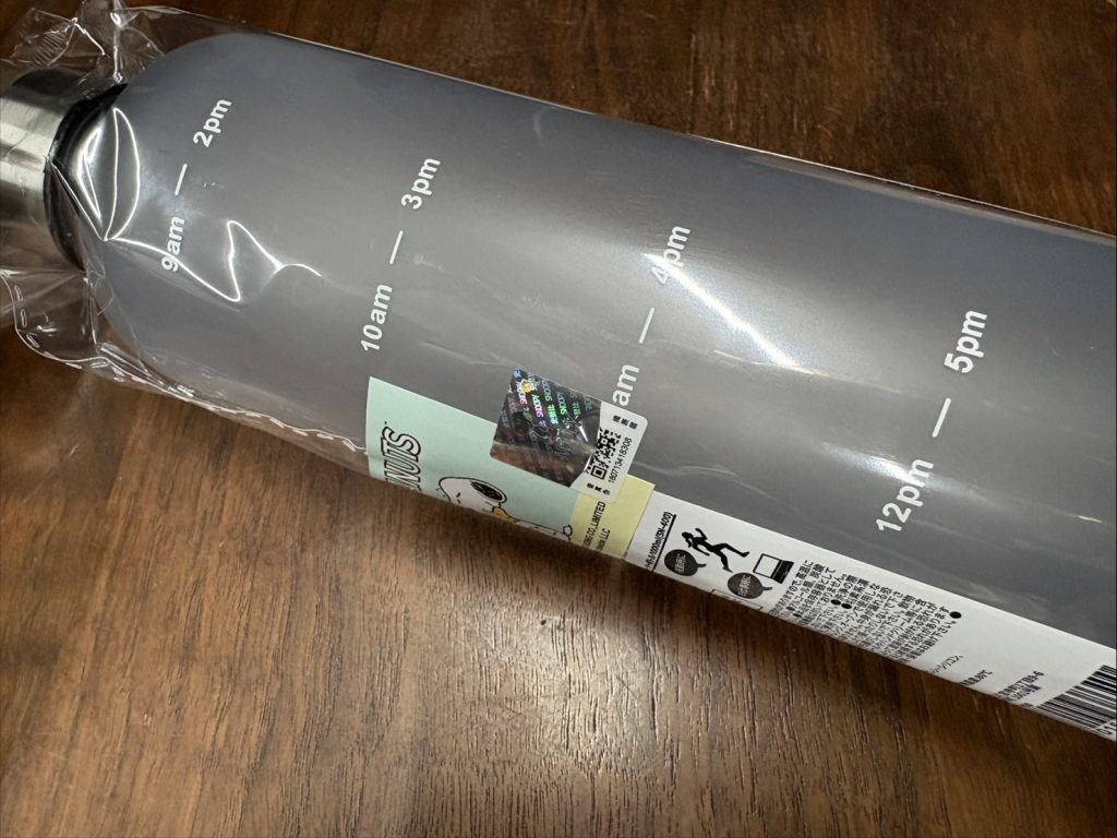 スヌーピー名入れウォーターボトル